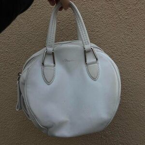 3.1 Phillip Lim White Round Tote Bag